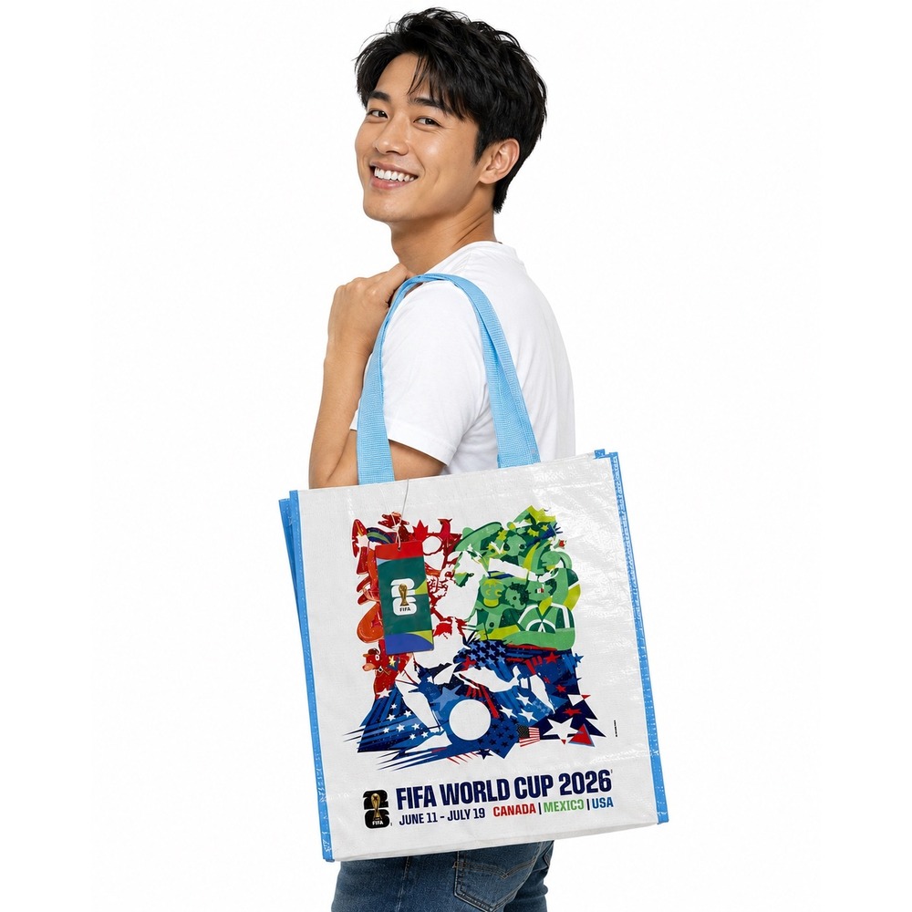 FIFA World Cup 2026 Reusable Tote Bag Canada Mexico‎ USA Official Licensed NWT
